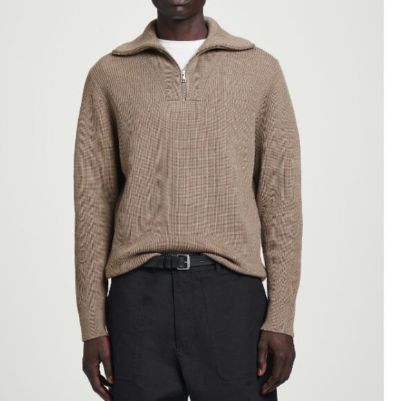 COS Merino Wool Half-Zip Sweater
